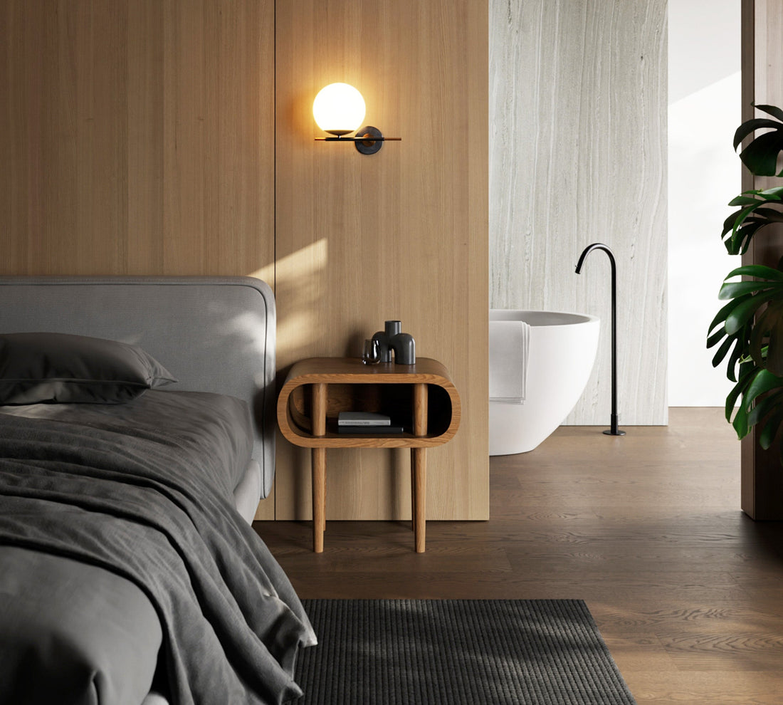 Bedside Tables, A Bedroom Staple, Both Then & Now