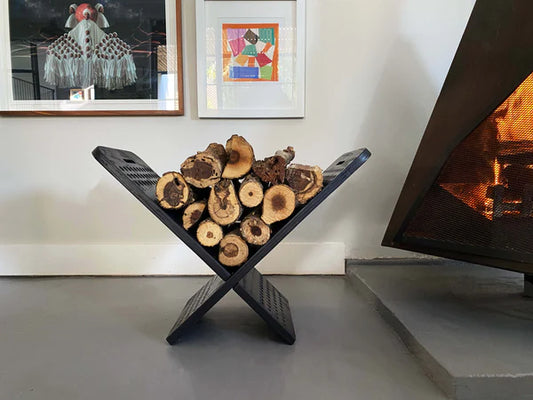 The Inkuni Firewood Holder, Now that's a FIRE holder!